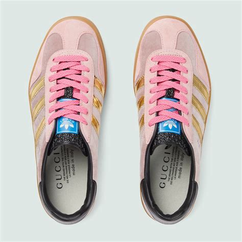 pink Gucci adidas gazelle